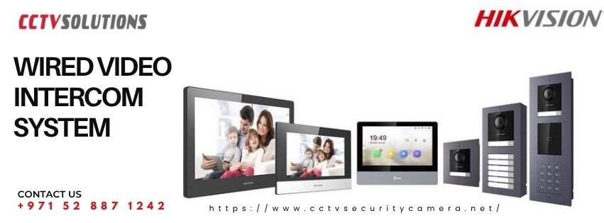 Wired Video intercom system